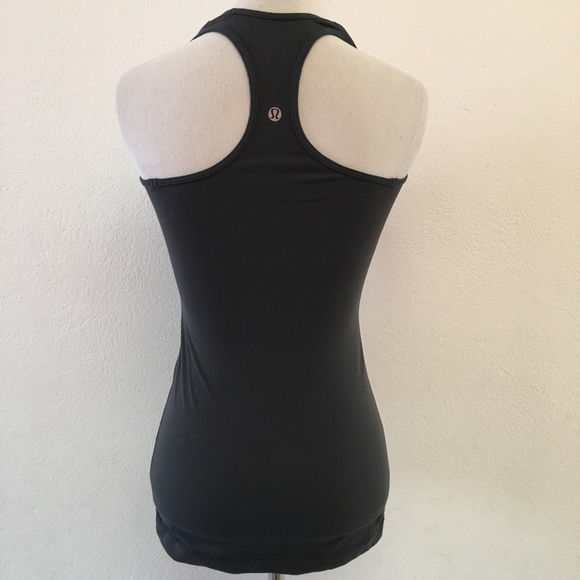 Lululemon Cool Racerback Tank Top Gray Size 4 - Picture 4 of 6